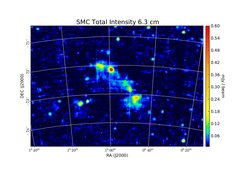 Total Intensity at 6.3 cm (4.75 GHz), Parkes, Resolution 4.4', Haynes et al. 1991