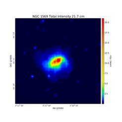 Total Intensity at 21.7 cm (1.38 GHz), WSRT, Resolution 12.88"×14.19", Kepley et al. 2010