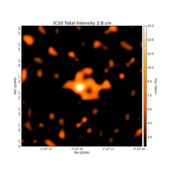 Polarized Intensity at 2.8 cm (10.45 GHz), Effelsberg, Resolution 1.13', Chyży et al. 2003