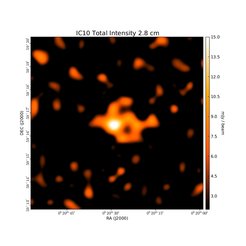 Polarized Intensity at 2.8 cm (10.45 GHz), Effelsberg, Resolution 1.13', Chyży et al. 2003