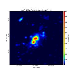 Total Intensity at 6.2 cm (4.86 GHz), VLA, Resolution 14".18×11.46", Kepley et al. 2011