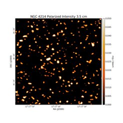 Polarized Intensity at 3.5 cm (8.46 GHz), VLA, Resolution 14".18×11.46", Kepley et al. 2011