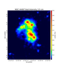 Total Intensity at 3.5 cm (8.46 GHz), VLA, Resolution 12", Chyży et al. 2000