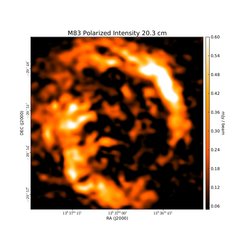 Polarized Intensity at 20.3 cm (1.48 GHz), VLA, Resolution 30", Sukumar & Allen 1989