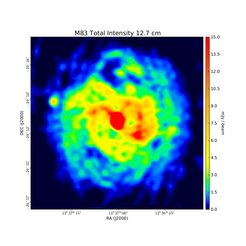 Total Intensity at 12.7 cm (2.37 GHz), ATCA, Resolution 22", Frick et al. 2016