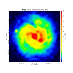Total Intensity at 20.3 cm (1.48 GHz), VLA, Resolution 30", Sukumar & Allen 1989