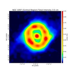 Total Intensity (Central Region) at 3.5 cm (8.46 GHz), VLA, Resolution 3", Beck et al. 2005