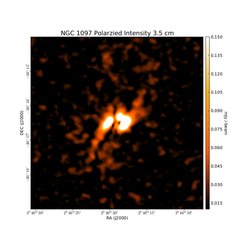 Polarized Intensity at 3.5 cm (8.46 GHz), VLA, Resolution 10", Beck et al. 2005
