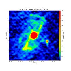 Total Intensity at 3.5 cm (8.46 GHz), VLA, Resolution 10", Beck et al. 2005