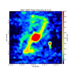 Total Intensity at 6.2 cm, 4.86 GHz, VLA, Resolution 10", Beck et al. 2005