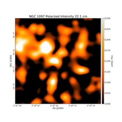 Polarized Intensity at 22.1 cm (1.36 GHz), VLA, Resolution 30", Beck et al. 2002