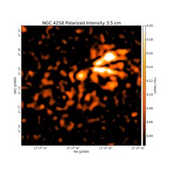 Polarized Intensity at 3.5 cm (8.44 GHz), VLA, Resolution 14", Krause & Löhr 2004