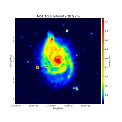 Total Intensity at 20.5 cm (1.46 GHz), VLA D-Configuration, Resolution 15'', Fletcher et al. 2011