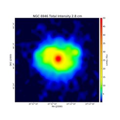 Total Intensity at 2.8 cm (10.55 GHz), Effelsberg, Resolution 68", Ehle &amp; Beck 1993