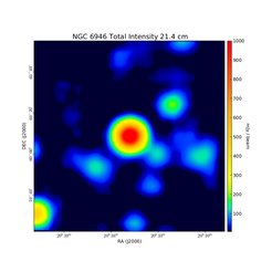 Total Intensity at 21.4 cm (1.40 GHz), Effelsberg, Resolution 9.3', Beck 2007