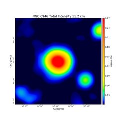 Total Intensity at 11.2 cm (2.68 GHz), Effelsberg, Resolution 5', Beck 2007