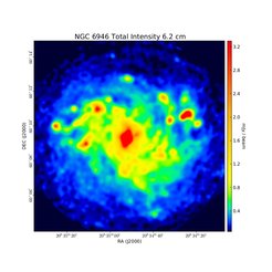 Total Intensity at 6.2 cm (4.86 GHz), Combination of Effelsberg and VLA, Resolution 15", Beck 2007