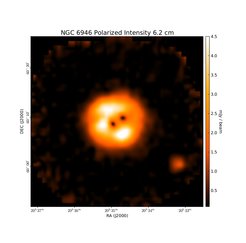 Polarized Intensity at 6.2 cm (4.85 GHz), Effelsberg, Resolution 144", Beck 2007