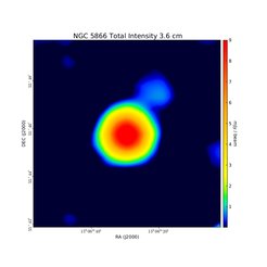 Total Intensity at 3.6 cm (8.35 GHz), Effelsberg, Resolution 90'', Unpublished, Credit: Ancor Damas (MPIfR)