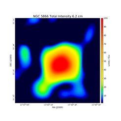 Total Intensity at 6.2 cm (4.85 GHz), Effeslberg, Resolution 148'', Unpublished, Credit: Ancor Damas (MPIfR)