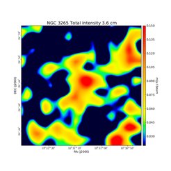 Total Intensity at 3.6 cm (8.35 GHz), Effelsberg, Resolution 90'', Unpublished, Credit: David Mulcahy (MPIfR &amp; Univ. of Manchester, UK)