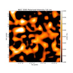 Polarized Intensity at 3.6 cm (8.35 GHz), Effelsberg, Resolution 90'', Unpublished, Credit: David Mulcahy (MPIfR &amp; Univ. of Manchester, UK)