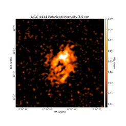 Polarized Intensity at 3.5 cm (8.44 GHz), VLA, Resolution 7'', Soida et al. 2002