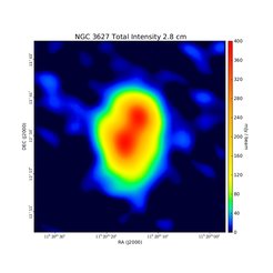 Total Intensity at 2.8 cm (10.55 GHz), Effelsberg, Resolution 72", Soida et al. 1999