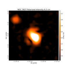 Polarized Intensity at 6.2 cm (4.85 GHz), Effelsberg, Resolution 144", Unpublished, Credit: Marian Soida (University of Cracow/Poland)