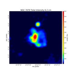Total Intensity at 6.2 cm (4.86 GHz), VLA, Resolution 20'', Beck et al. 2002
