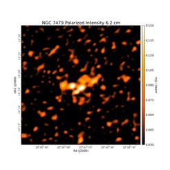 Polarized Intensity at 6.2 cm (4.86 GHz), VLA, Resolution 20'', Beck et al. 2002