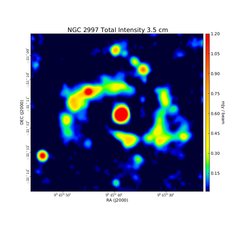 Total Intensity at 3.5 cm (8.46 GHz), VLA, Resolution 15'', Han et al. 1999