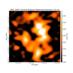 Polarized Intensity (Central Region) at 3.5 cm (8.46 GHz), VLA, Resolution 7'', Han et al. 1999