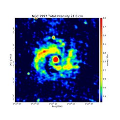 Total Intensity at 21.0 cm (1.44 GHz), VLA, Resolution 18'', Han et al. 1999