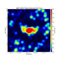 Total Intensity at 21.7 cm (1.38 GHz), ATCA, Resolution 30", Beck et al. 2002