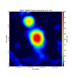 Total Intensity at 6.2 cm (4.85 GHz), Effelsberg, Resolution 147'', Unpublished, Credit: Rainer Beck