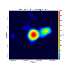 Total Intensity at 6.2 cm (4.85 GHz), Effelsberg, Resolution 180'', Unpublished, Credit: David Mulcahy (MPIfR &amp; Univ. of Manchester, UK)