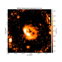 Polarized Intensity at 6.2 cm (4.85) GHz, Effelsberg, Resolution 2.5', Berkhuijsen et al. 2016