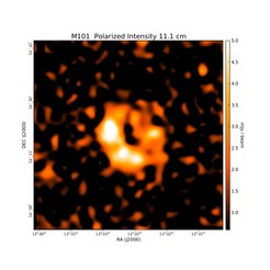 Polarized Intensity at 11.1 cm (2.70 GHz), Effelsberg, Resolution 4.4', Berkhuijsen et al. 2016