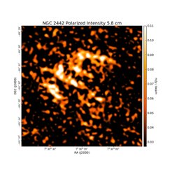 Polarized Intensity at 5.8 cm (5.17 GHz), ATCA, Resolution 10", Harnett et al. 2004