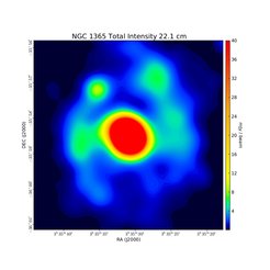 Total Intensity at 22.1 cm (1.36 GHz), VLA, Resolution 30", Beck et al. 2005
