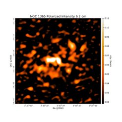 Polarized Intensity at 6.2 cm (4.86 GHz), VLA, Resolution 15", Beck et al. 2005