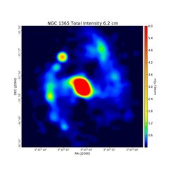 Total Intensity at 6.2 cm (4.86 GHz), VLA, Resolution 15", Beck et al. 2005