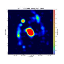 Total Intensity at 3.5 cm (8.46 GHz), VLA, Resolution 15", Beck et al. 2005