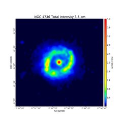 Total Intensity at 3.5 cm (8.46 GHz), VLA, Resolution 8.6", Chyży &amp; Buta 2008