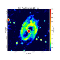 Total Intensity at 20.5 cm (1.46 GHz), VLA, Resolution 36"×45", Krause et al. 1989