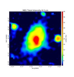 Total Intensity at 6.2 cm (4.85 GHz), Effelsberg, Resolution 147'', Beck et al. 1985