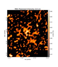 Polarized Intensity at 2.8 cm (10.55 GHz), Effelsberg, Resolution 75'', Beck et al. 1985