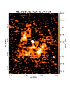 Polarized Intensity at 20.5 cm (1.46 GHz), VLA, Resolution 36"×45", Krause et al. 1989