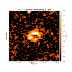 Polarized Intensity at 6.2 cm (4.86 GHz), VLA, Resolution 22", Vollmer et al. 2013